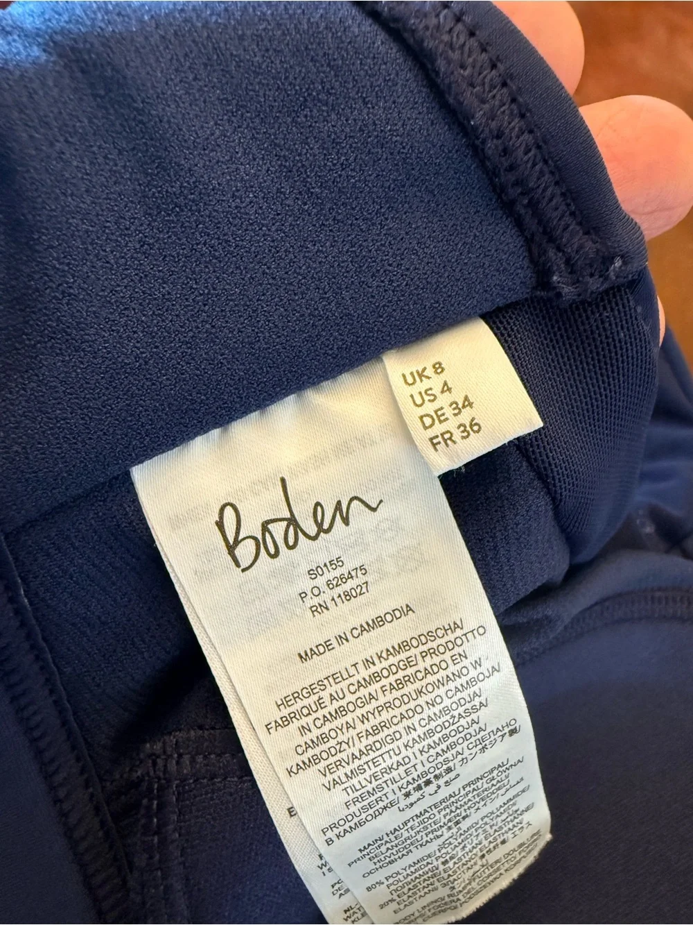 Boden Navy High-Waist Bikini Set - Women Swim - Picture 4 of 4
